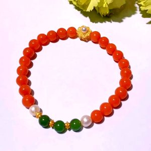Nanhong-Jade-Pearl Trinity Beads