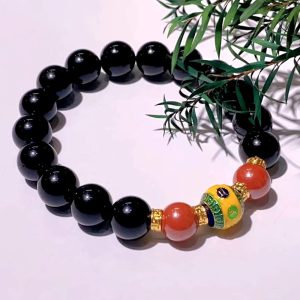 Luminous Sand Six-Word Auspicious Bracelet