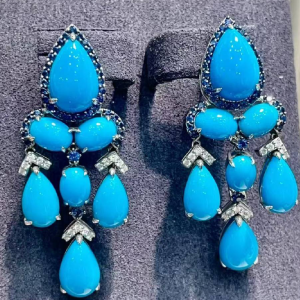Blue earrings