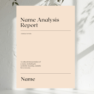 2起名1 D65 Cultural Naming Advisory