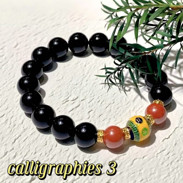 img_v3_02q0_97ea3e1b-bb54-4e9c-8bdc-0ad637c0b8hu D100 Bead Bracelet: Shining Sand Six-Character Protection