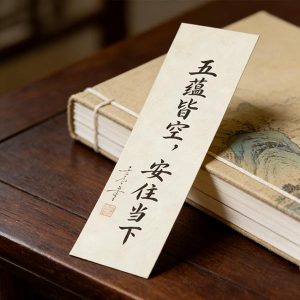 T45	Be Present Zen Bookmark