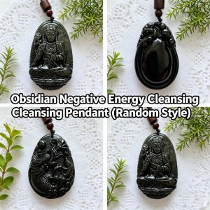 A27 Obsidian Negative Energy Cleansing Pendant (Random Style) (Copy)