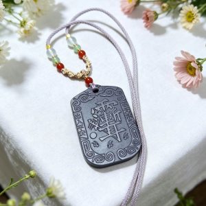 image3 D12 Taoist Pendant with the Auspicious Motif of "Purple Qi Coming from the East"